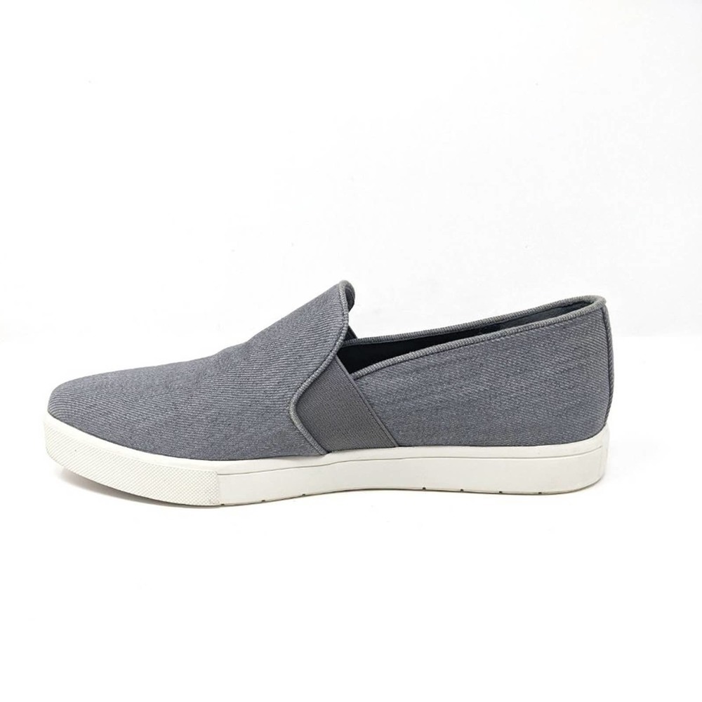 Vince Womens 6 Pierce Pointed Toe Denim Slip On Gray Casual Sneakers Shoes 36 - Picture 3 of 9